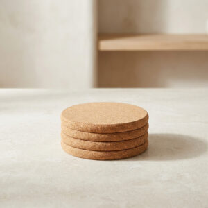 Cork Base Coaster Set